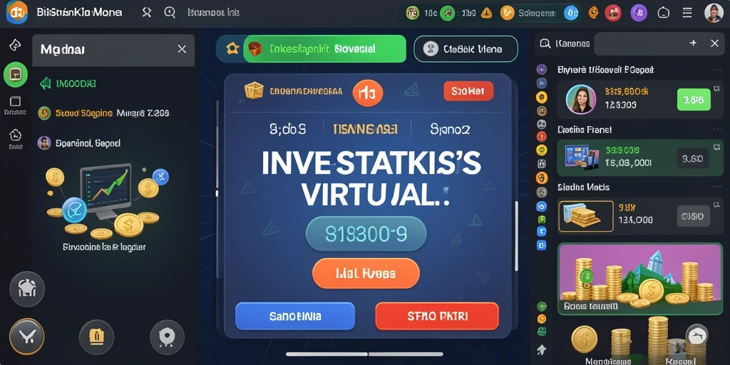 Tampilan awal yang menampilkan karakter menarik.