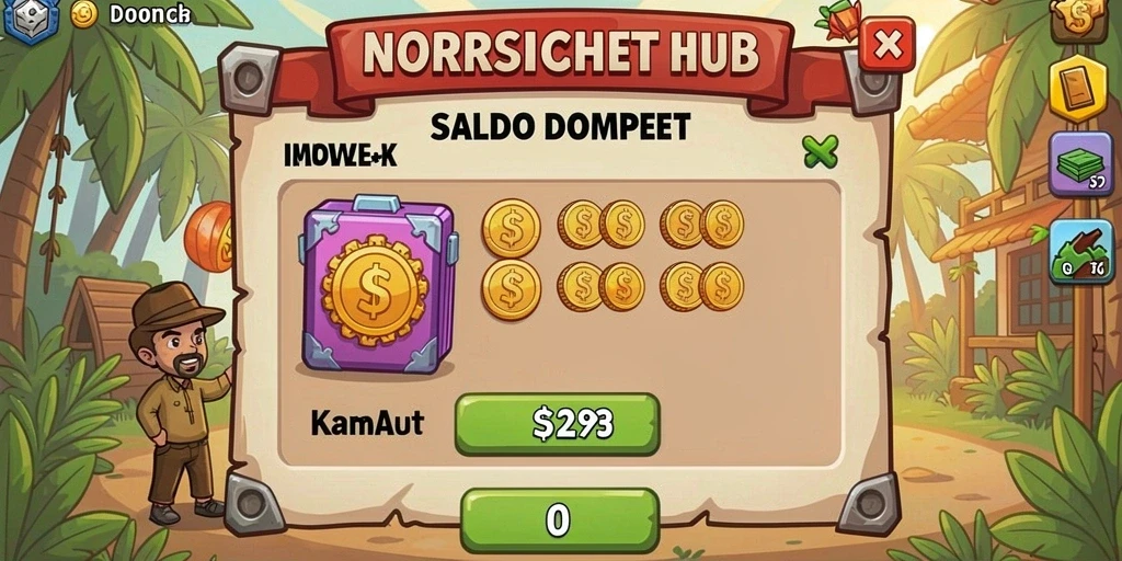 Tampilan permainan slot yang menarik dan mudah dipahami.