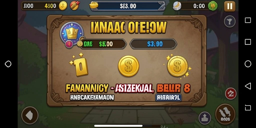 Screenshot menampilkan antarmuka permainan yang menarik dan mudah dinavigasi.